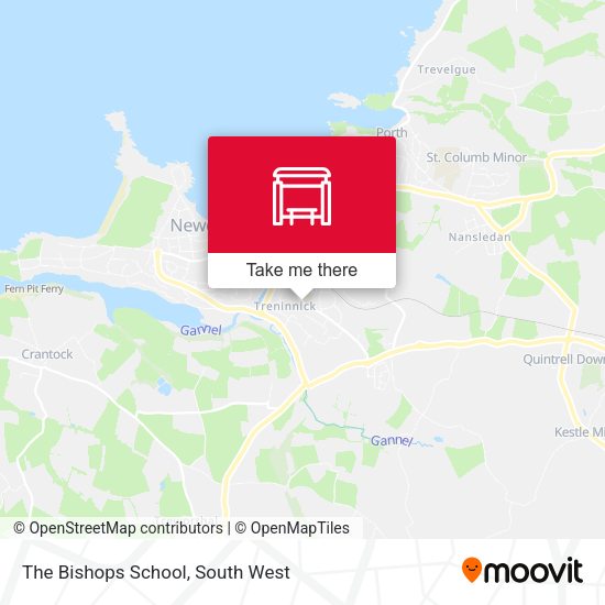 The Bishops School map