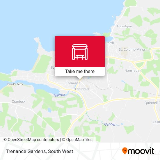 Trenance Gardens map