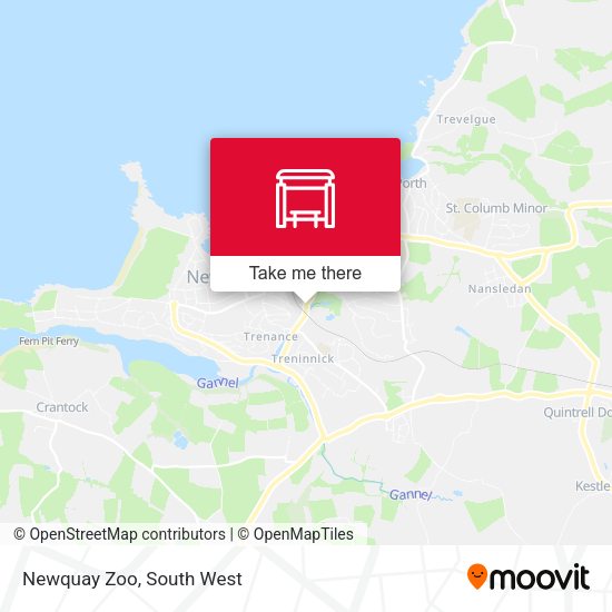 Newquay Zoo map