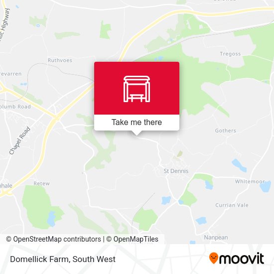 Domellick Farm map