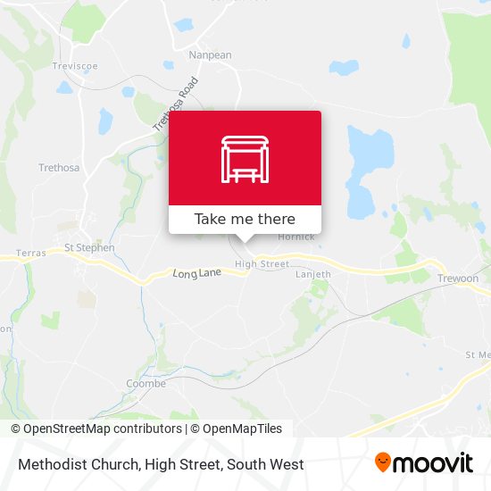 Methodist Church, High Street map