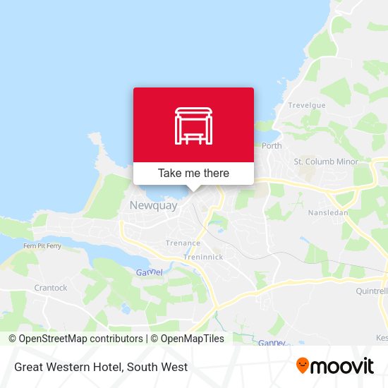 Great Western Hotel map