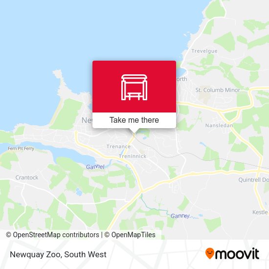 Newquay Zoo map