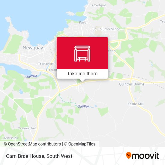 Carn Brae House map