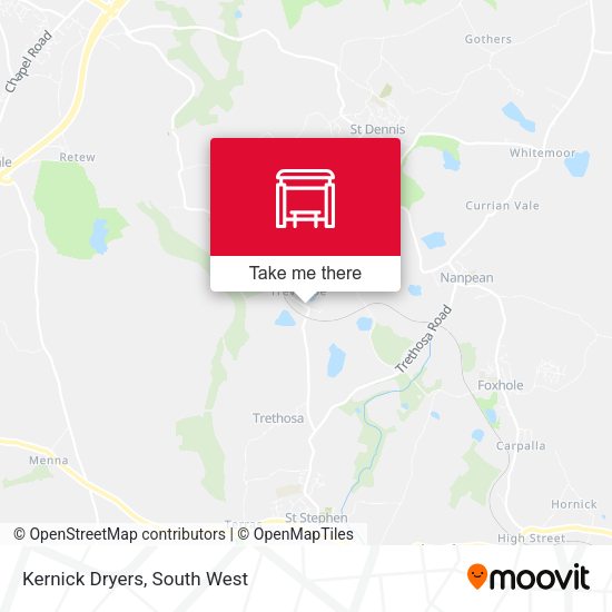 Kernick Dryers map