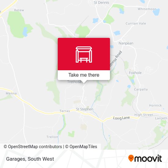 Garages map