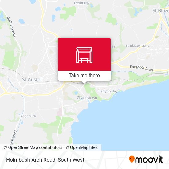 Holmbush Arch Road map