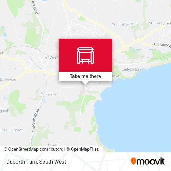 Duporth Turn map
