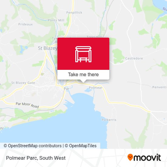 Polmear Parc map