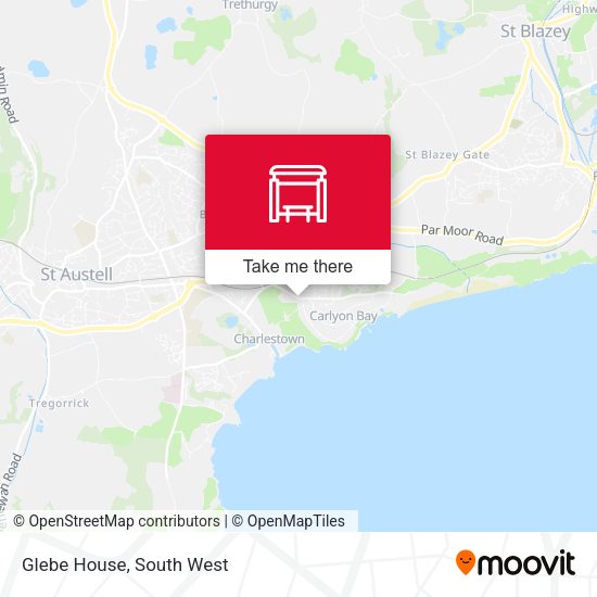 Glebe House map