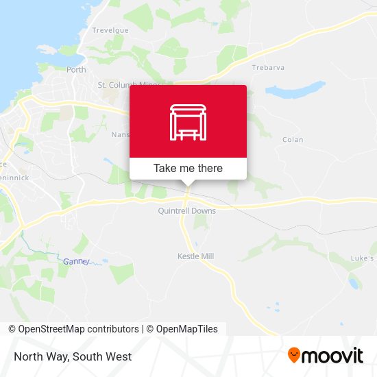 North Way map
