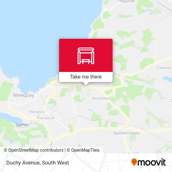 Duchy Avenue map