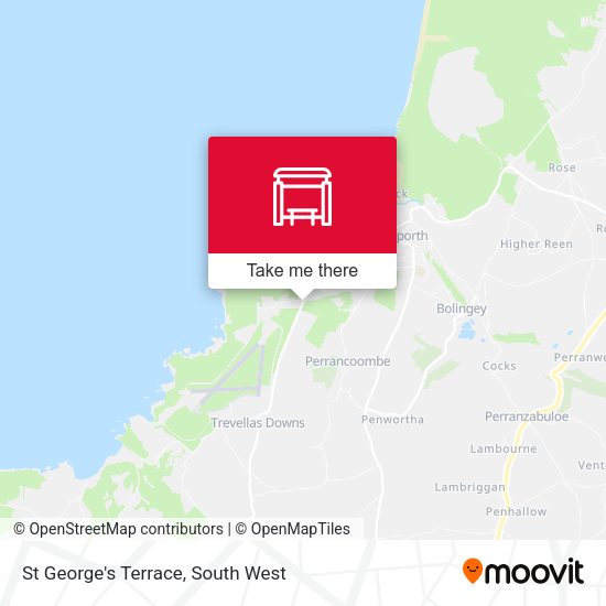 St George's Terrace map