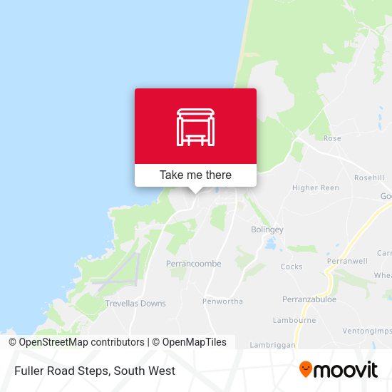 Fuller Road Steps map
