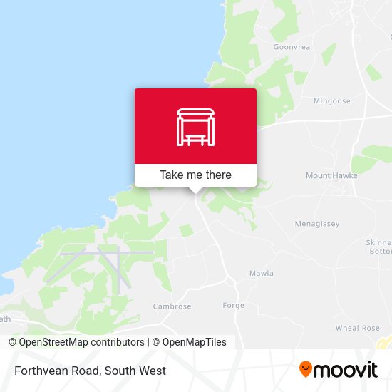 Forthvean Road map