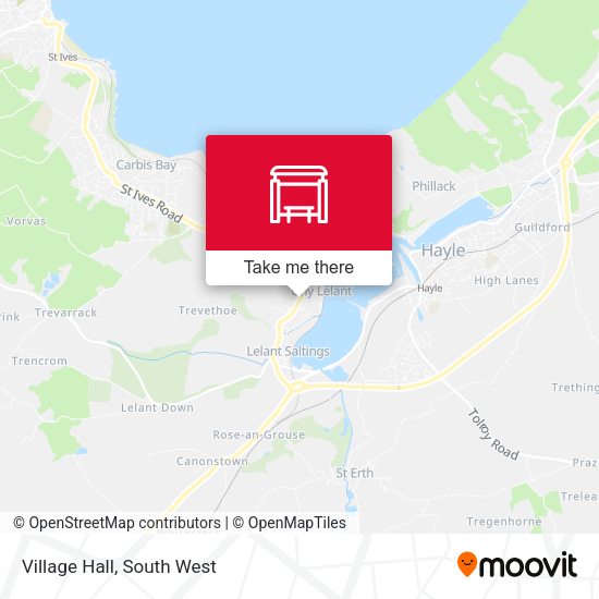 Village Hall map