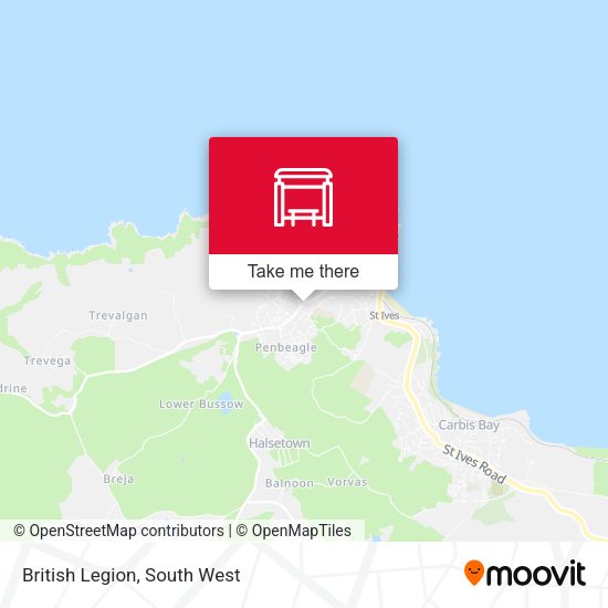 British Legion map