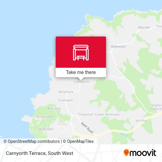Carnyorth Terrace map