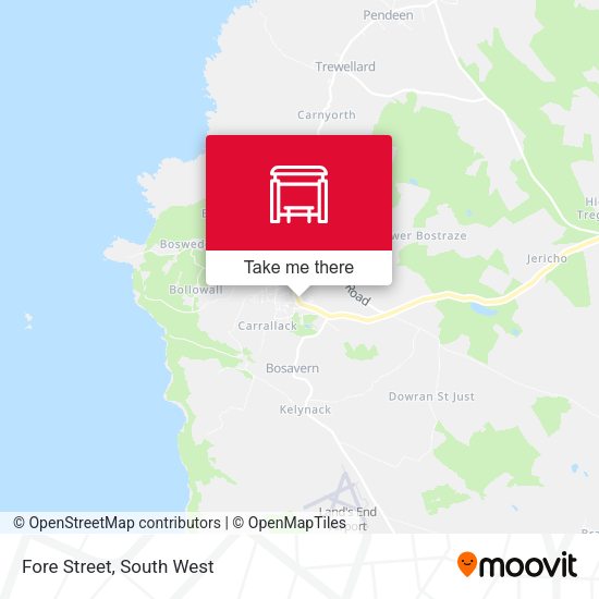 Fore Street map