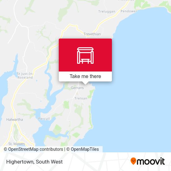 Highertown map