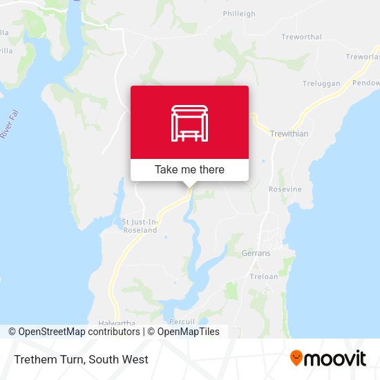 Trethem Turn map