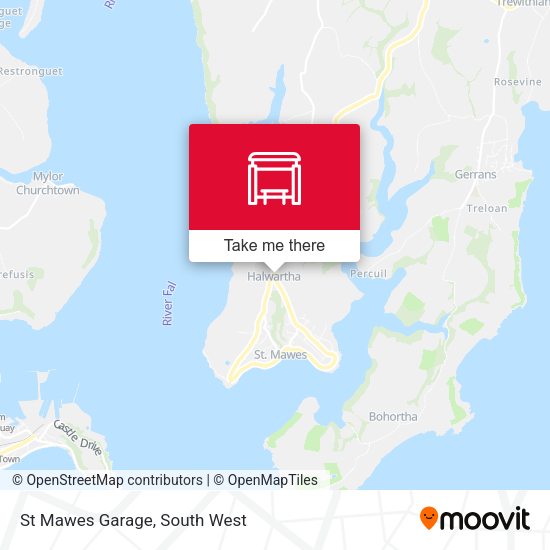 St Mawes Garage map