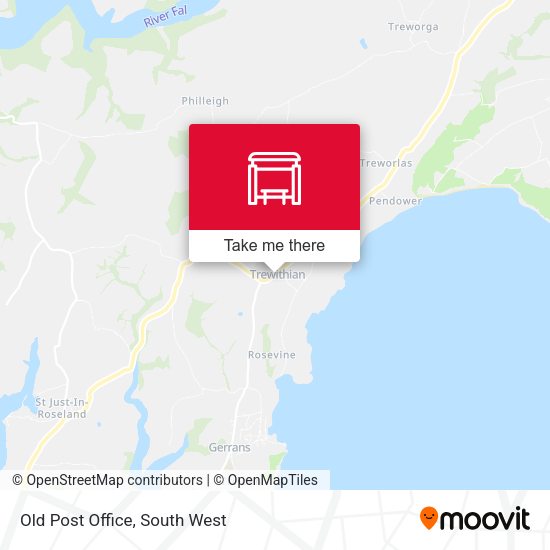 Old Post Office map