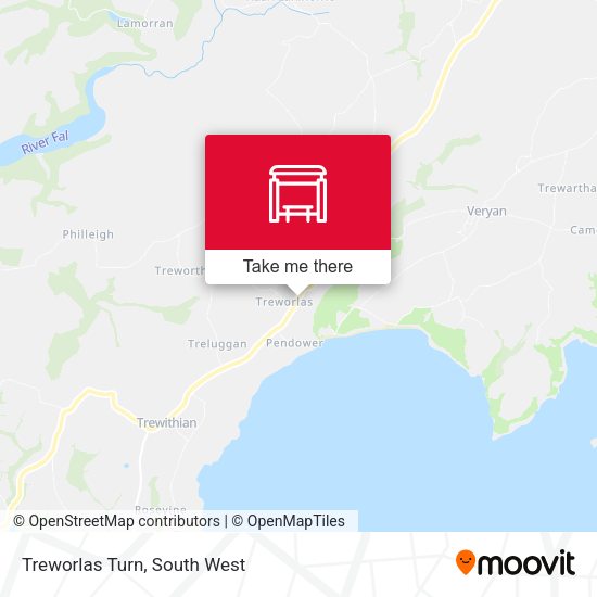Treworlas Turn map