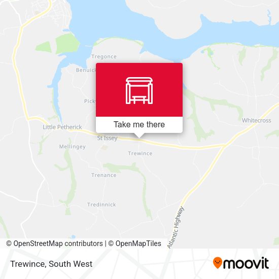 Trewince map