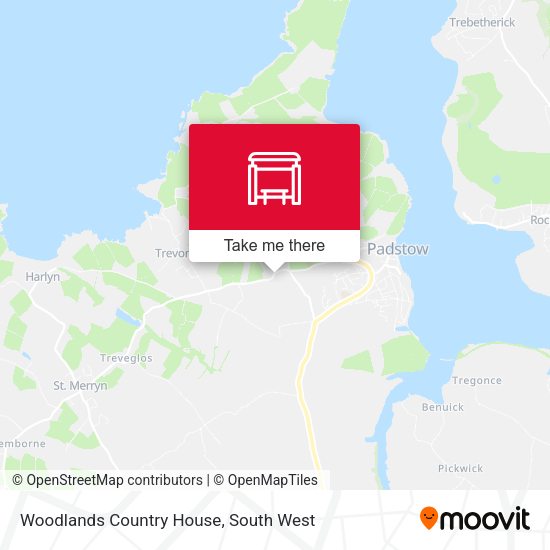 Woodlands Country House map