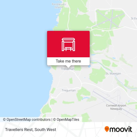 Travellers Rest map