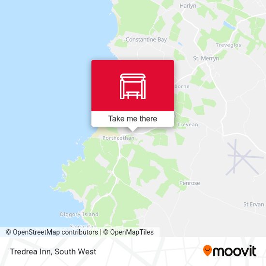 Tredrea Inn map