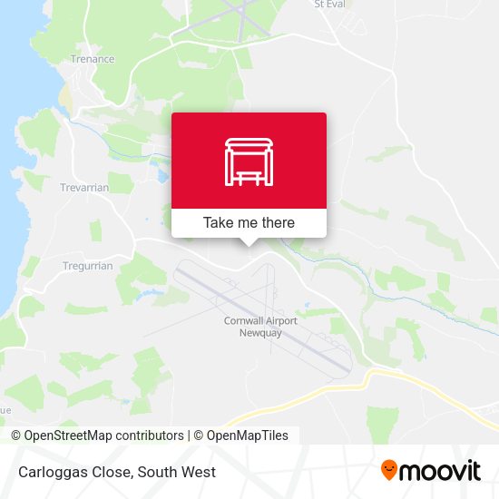 Carloggas Close map