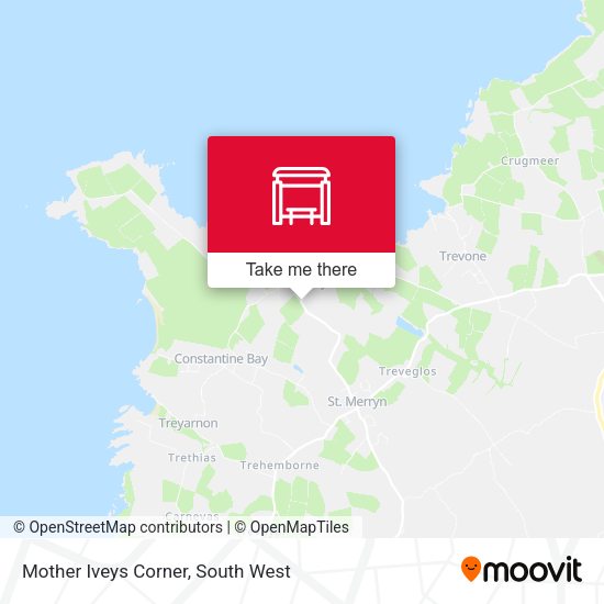 Mother Iveys Corner map