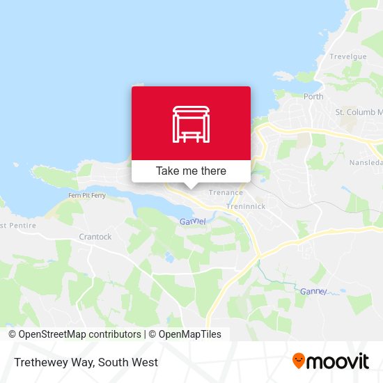 Trethewey Way map