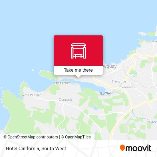 Hotel California map