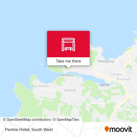 Pentire Hotel map