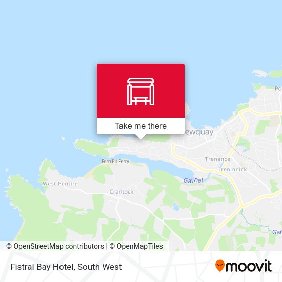 Fistral Bay Hotel map