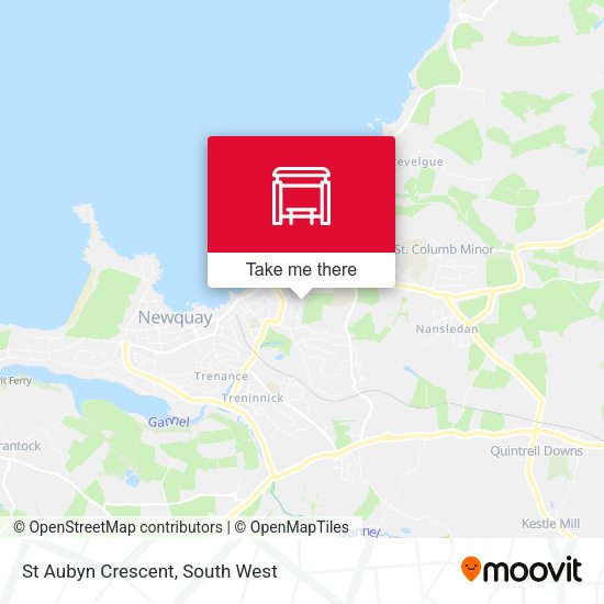 St Aubyn Crescent map
