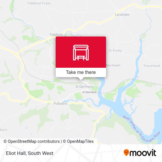 Eliot Hall map