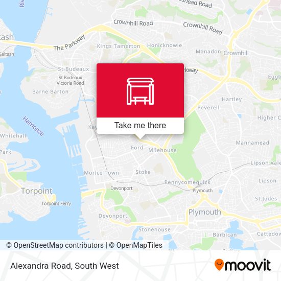 Alexandra Road map