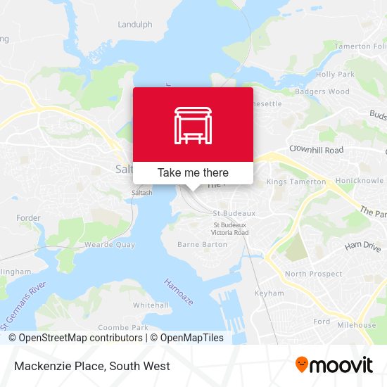 Mackenzie Place map