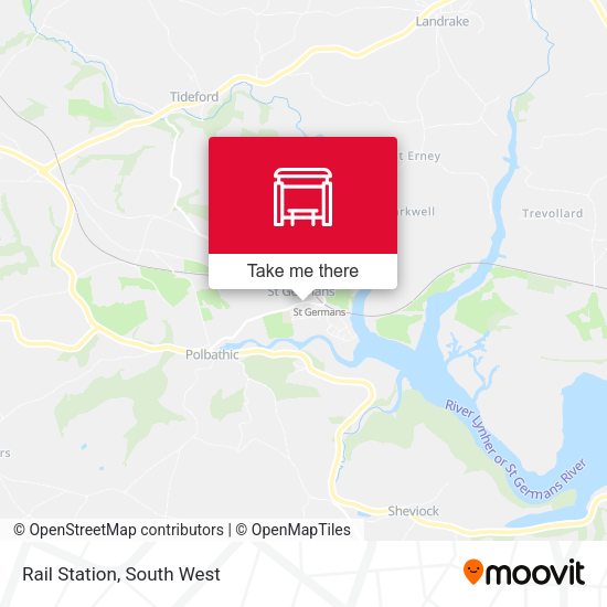 Rail Station map