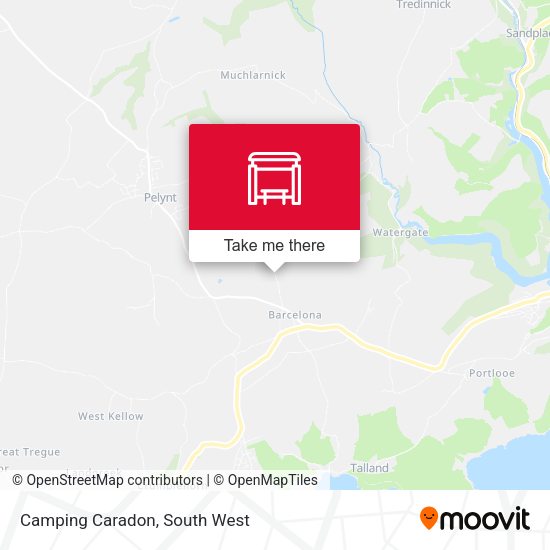 Camping Caradon map