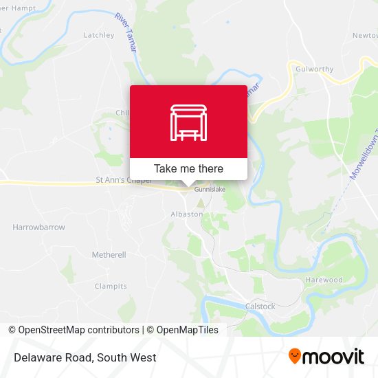 Delaware Road map