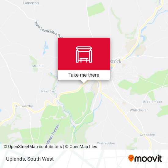 Uplands map