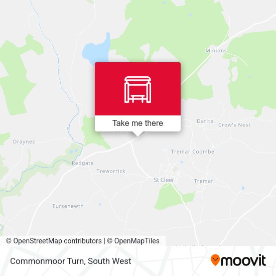Commonmoor Turn map
