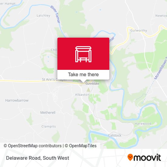 Delaware Road map