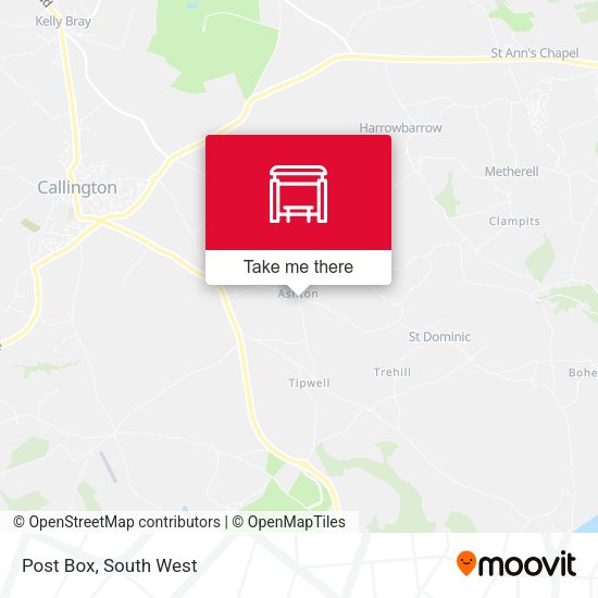 Post Box map