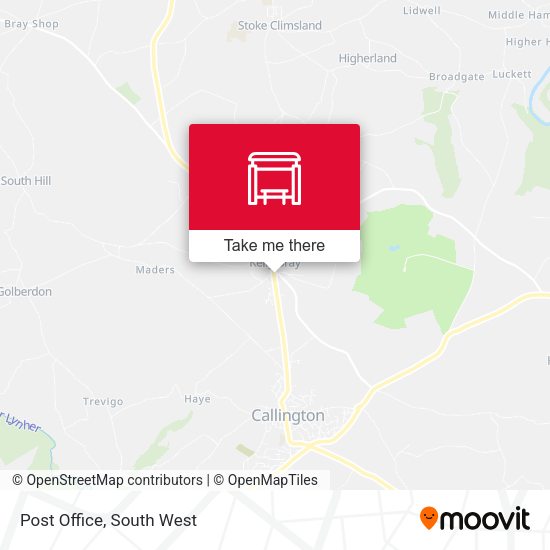 Post Office map